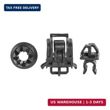 3PCS Car Front Hood Support Prop Rod Holder Opener Stay Grommet Clips for Honda