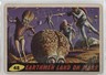1962 Topps Bubbles Mars Attacks! Earthmen Land On Mars #48 7