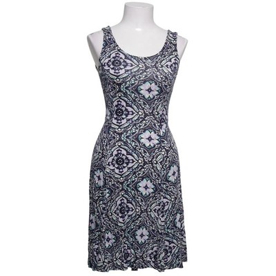Indiska, Kleid, Größe: XS, Blau/Mehrfarbig, Viskose, Medaillon, Damen #gIp
