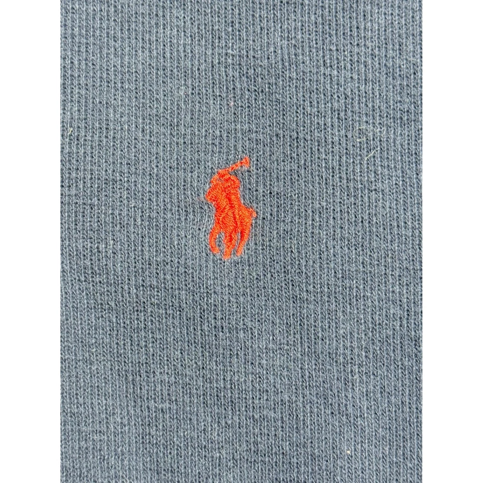 Polo Ralph Lauren Quarter Zip Pullover Sweatshirt Navy Blue Pony Size M 10-12 - Image 2 of 4