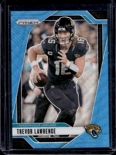 2024 Prizm Trevor Lawrence Blue Wave #141/230 Jaguars