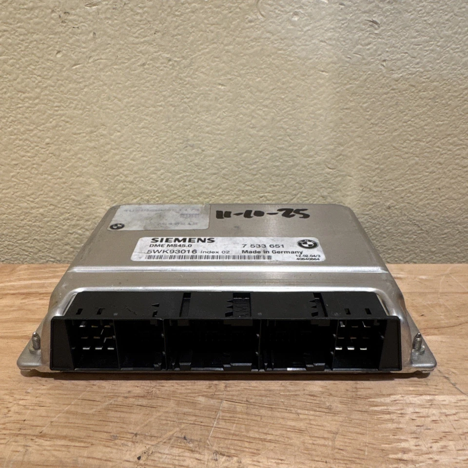 ☑️ Ordenador BMW 7533651 7540525 ECU PCM DME M54 Siemens E85 Z4 MS45.0 Foto 2 de 3