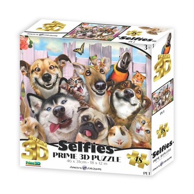 Howard Robinson Haustier Selfies 3D Puzzle 48 Stck.