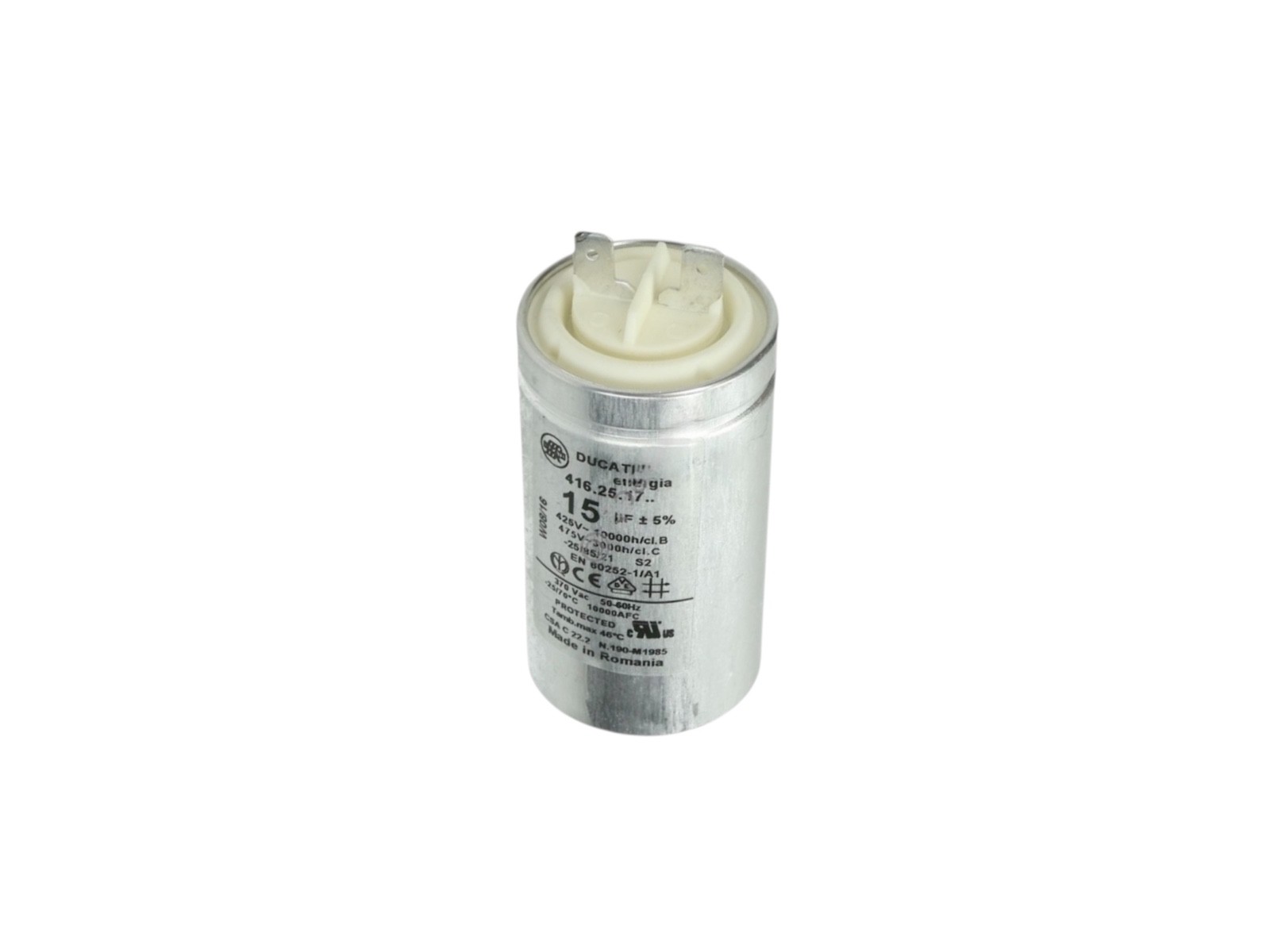 Indesit Tumble Dryer Capacitor Compressor 15uf Genuine C00317456