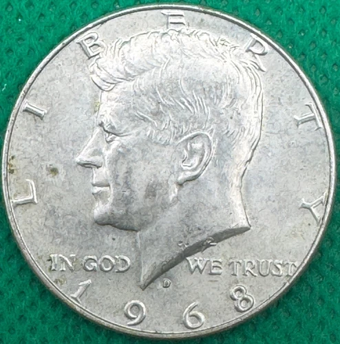 1968 (D) Kennedy Half Dollar 50¢ - 40% Silver - BU     (331c)