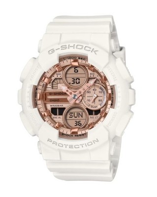 BRAND NEW Casio G-Shock Rose Pink Dial Digital-Analog Women's Watch GMAS140PG-7A