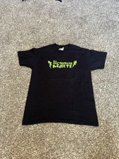 Vintage All-American Rejects Black Graphic T-Shirt Green Logo Youth L