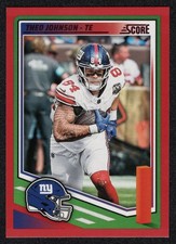 2025 NFL PANINI SCORE RED PARALLEL CARD - [NEW YORK GIANTS] - 192 Theo JOHNSON