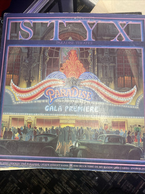 Styx Paradise Gala Premiere 1980 Vintage Vinyl ETCHED GATEFOLD A & M SP3719