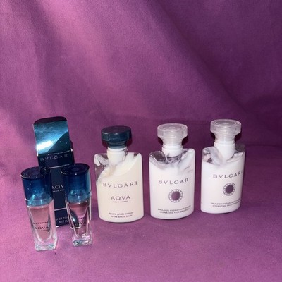 Men's BVLGARI Aqva Pour Homme Man Emirates Job Lot Eau De Toilette Lotion Shave