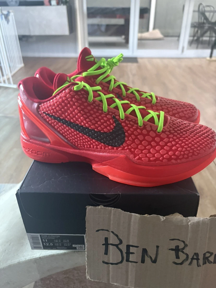 Preços baixos em Nike Kobe 6 Protro Low Reverse Grinch | eBay