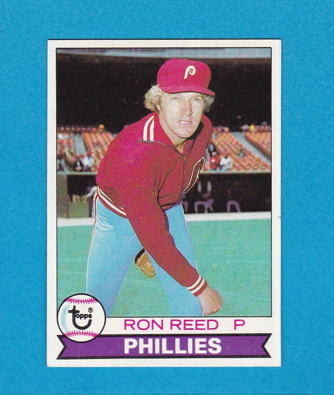 1979 TOPPS BASEBALL SET BREAK 177 RON REED PHILS NM/MT