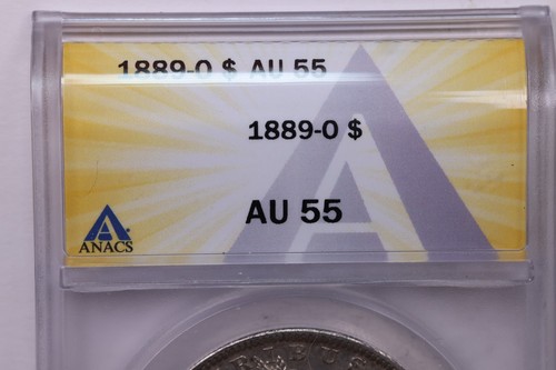 1889-O Morgan Silver Dollar., ANACS AU55., Collectible Coin Store Sale #18223 - Picture 3 of 3