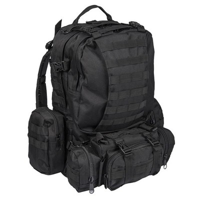 Defense Pack 36l Rucksack Militär Taktisch Schwarz Wasserdicht Molle