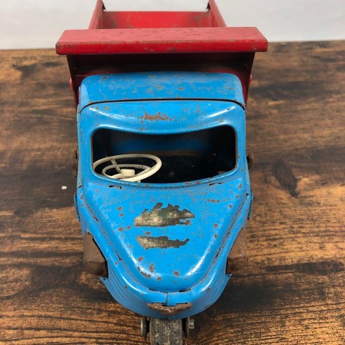 Marusan Giant Three-wheeled Dump Tinplate from Japan Rare - Picture 4 of 12