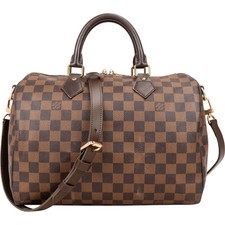 Louis Vuitton Monogram Damier Ebene Speedy 30 Bandoulière Handbag Tasche