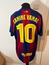 Barcelona Lamine Yamal 2025-26 Home Football Shirt Extra Large XL Nike