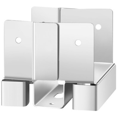 Uimoso 4x4 Post Base Bracket Anchor for Concrete,Inner Dimensions 3.53x3.56in