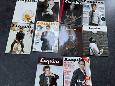 Esquire Magazin Uk X 10 Schnäppchen Konvolut / Restposten