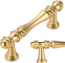 10 Pack 3 Inch Brushed Gold Kitchen Cabinet Handles Gold Cabinet Pulls Cabinet H