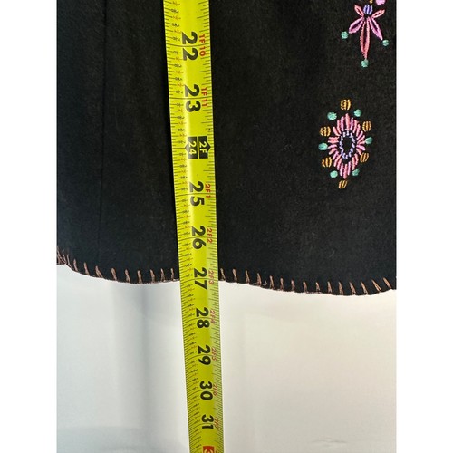 Bob Mackie Wearable Art Embroidered Paisley Blazer Jacket - Size L - Bild 4 von 5