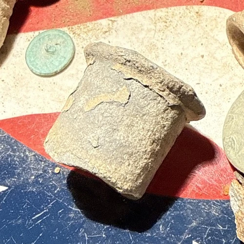 Dug Civil War 💥 🇺🇸 💣 Pewter Canteen Mouthpiece