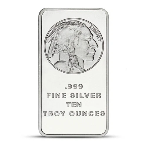 10 oz Buffalo Silver Bar (SilverTowne)