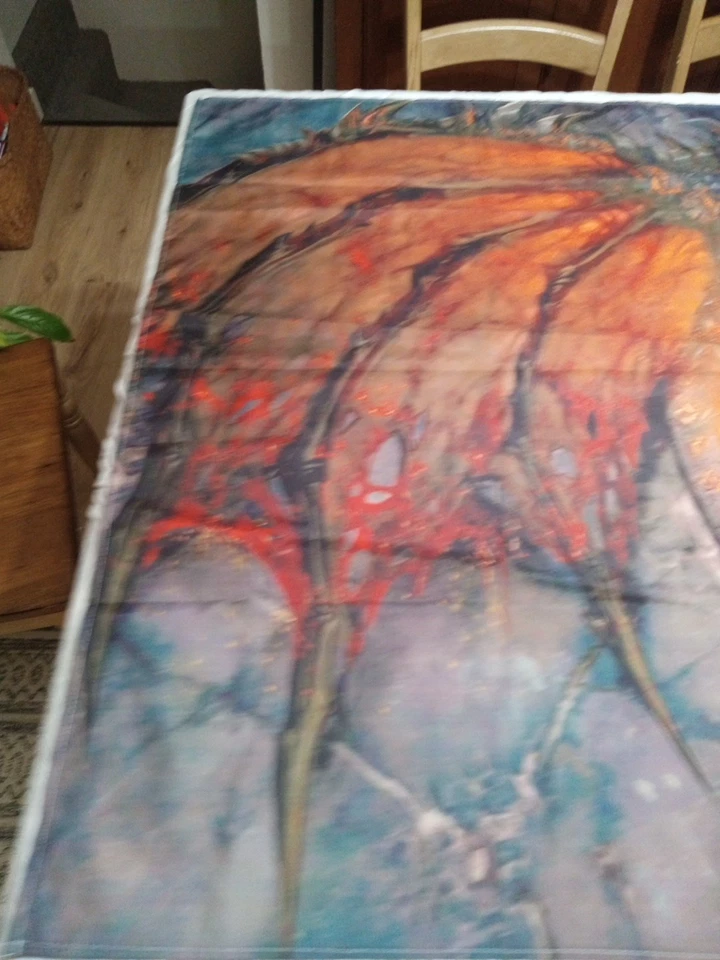 Tapiz de dragón bandera bandera colgante de pared 58,5 X 38,5 pulgadas fantasía mítica  Foto 3 de 4