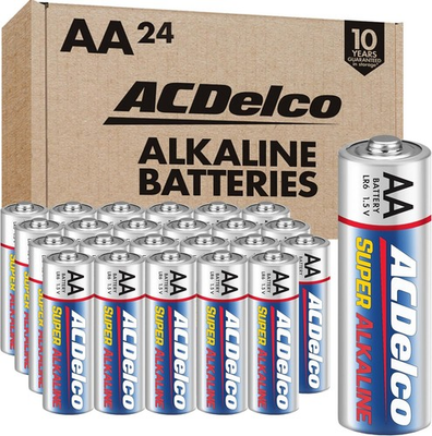#ad ACDelco 24 Pack AA Batteries Super Alkaline $12441.00