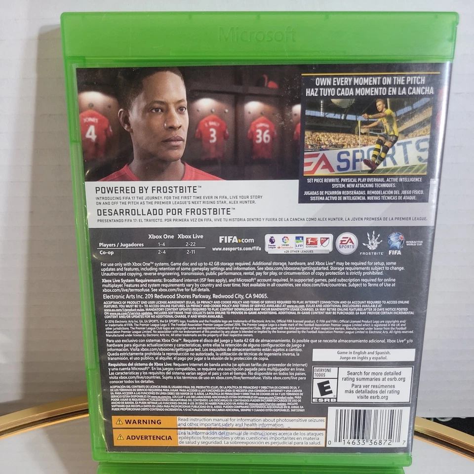FIFA 17 (Microsoft Xbox 360, 2016) Complete - Tested & Working - Image 2 of 4