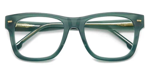 Carrera CAR 52mm Square Green Eyeglasses - Picture 3 of 4
