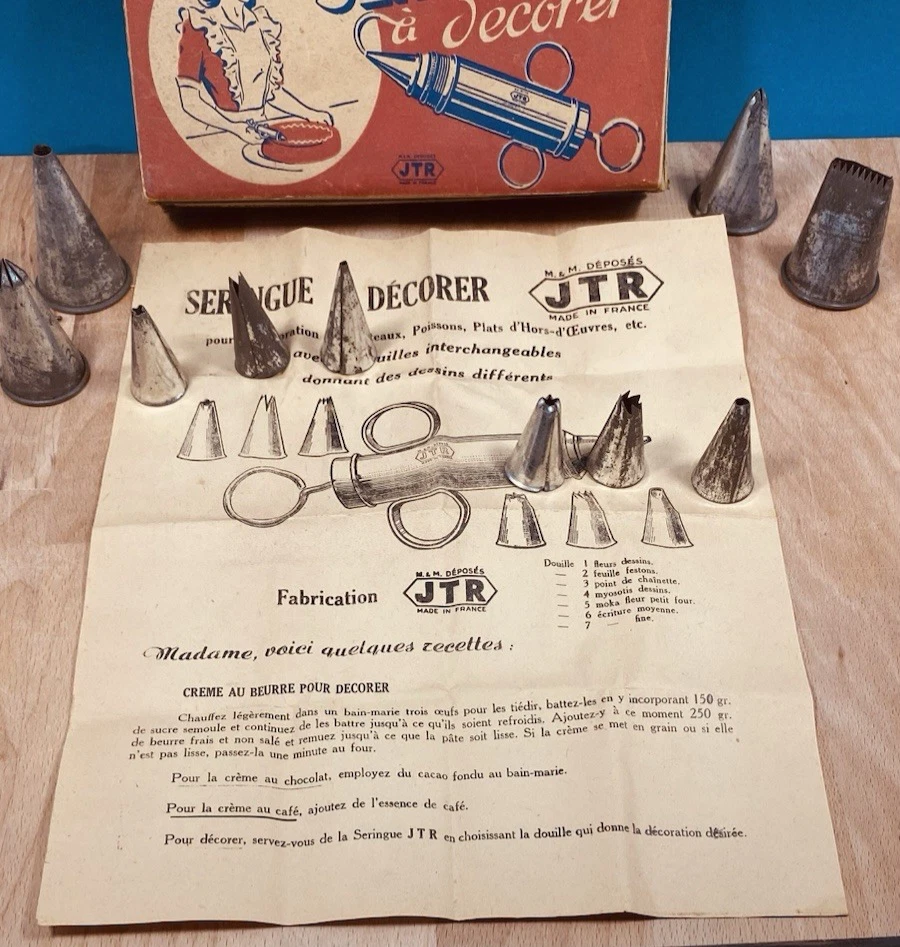 Ancienne seringue a décorer JTR France Vintage - Photo 2/4
