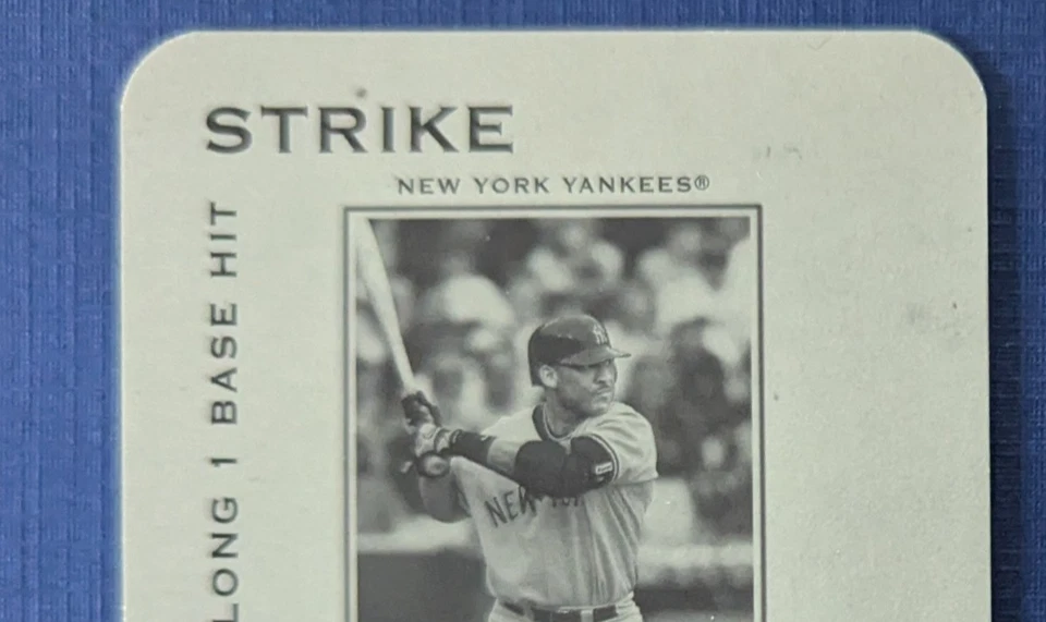 Gary Sheffield 2005 Donruss Throwback Threads Polo Grounds  STRIKE 23/35 Yankees - Image 4 of 4