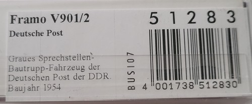 Busch Verschiedene Fahrzeuge der Deutschen Post / DDR Framo Garant usw Lesen! - Bild 8 von 15