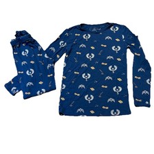 Kyte Baby Unisex 2 Piece Pajama Set Kids Size 8 Harry Potter Ravenclaw Blue
