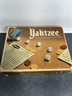 Vintage 1978 Yahtzee Dice Board Game | eBay