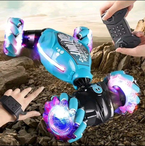 4WD Hand Gesture Sensing 360° RC Stunt Car Off-Road Remote Control Twist Car Toy - Picture 3 of 9