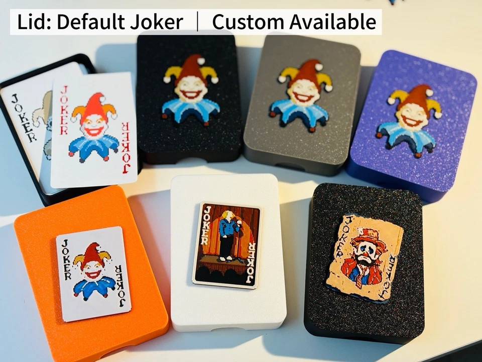 3D Printed Playing Card Case + 54 Balatro-Style Cards｜Custom Poker Size Box - Image 4 of 4