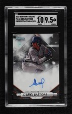 2023 Bowman Sterling Prospect Abel Bastidas #PA-AB SGC 9.5 Mint+ Auto 1n1n