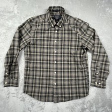 Pendleton Sir Pendleton Shirt Mens Medium Plaid Long Sleeve Button Down