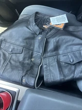 Vance, Leather Biker Vest Men’s