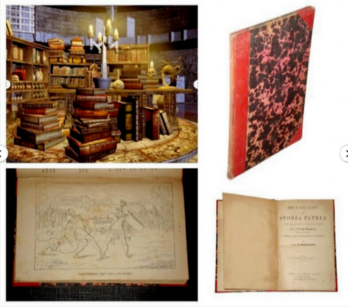 libro dal 1800 al 1899 volumi rari ottocentine di libri antichi e da collezione - Picture 20 of 24