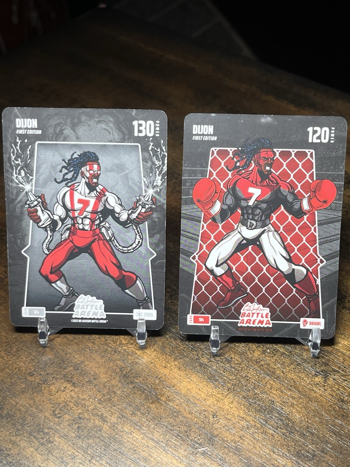 2026 Bo Jackson Battle Arena 1st Ed Bijan Robinson `Dijon” Steel/Brawl
