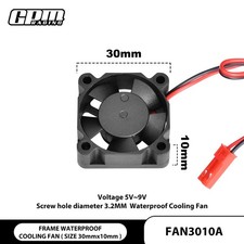 GPM Frame Waterproof Cooling Fan 30X10mm High Speed 23000RPM