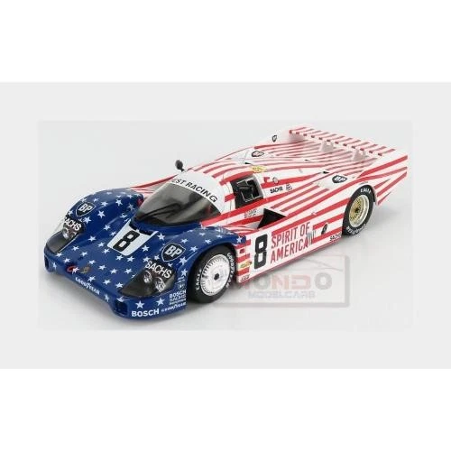 1:18 Solido Porsche 956 2.6L Turbo #8 3Rd Le Mans 1986 Follmer Morton SL1805503 - Immagine 2 di 4