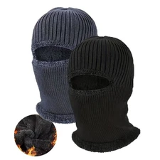 Balaclava Ski Full Face Mask Windproof Fleece Neck Warm for Winter Cold Weather