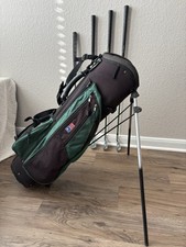 US Kids Golf Junior 4 Club Set w/ Stand Bag LH Recommended For Ages 9-12
