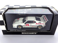 Minichamps 1:43; BMW M1 IMSA 'Red Lobster' LA Times GP 1981 in confezione originale