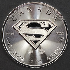 2016 Canada $5 Silver Coin, Superman 