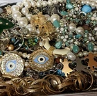 Vintage & Modern Some Signed Costume Jewelry Lot Full Small Priority Box # 10